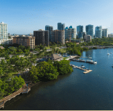 Image of buildings along a beachside in Miami