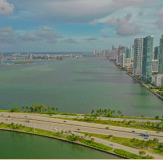 Image of buildings along a beachside in Miami