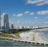 Image of buildings along a beachside in Miami