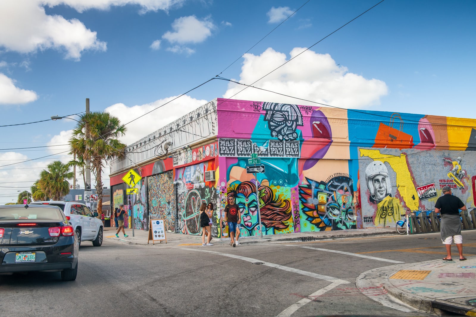 Wynwood building with colorful murals